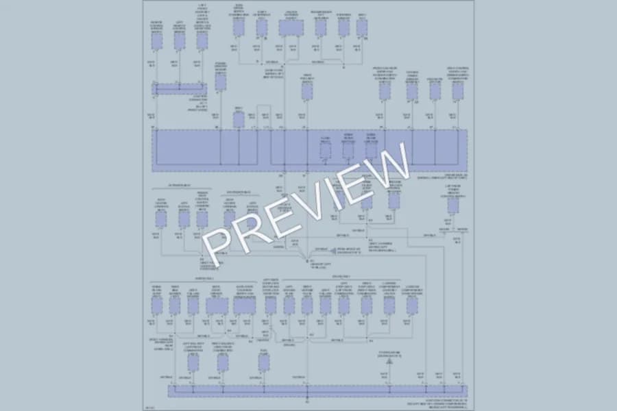2002 Lexus IS300 Ground Distribution wiring diagram preview