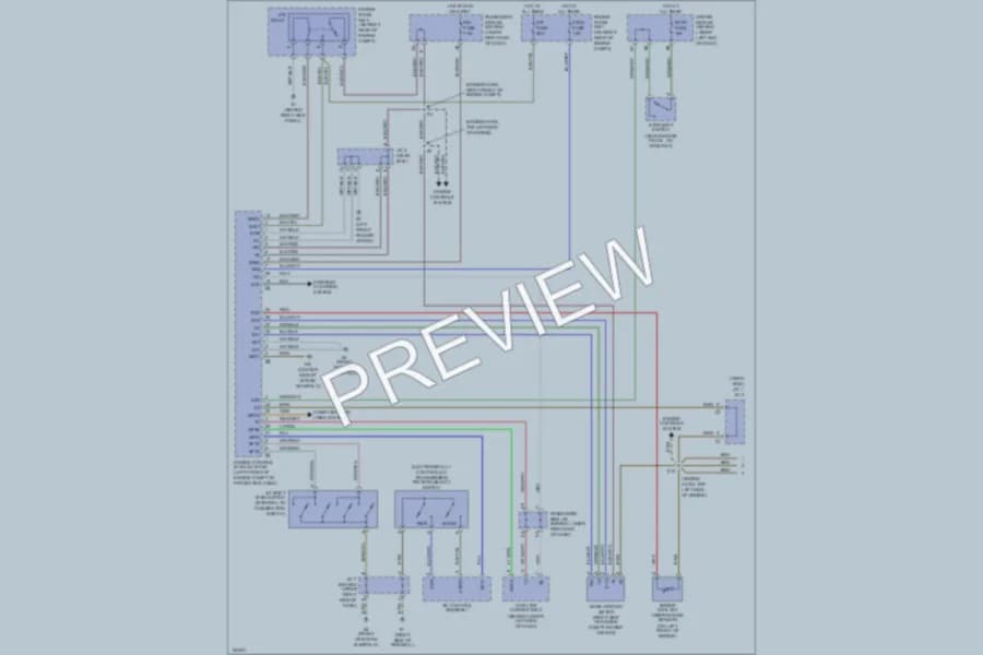 2002 Lexus IS300 Transmission wiring diagram preview