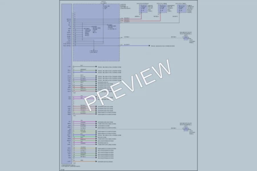 2002 Lexus LS430 Body Computer wiring diagram preview