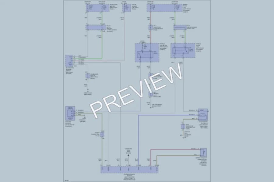 2002 Lexus LS430 Cooling Fan wiring diagram preview
