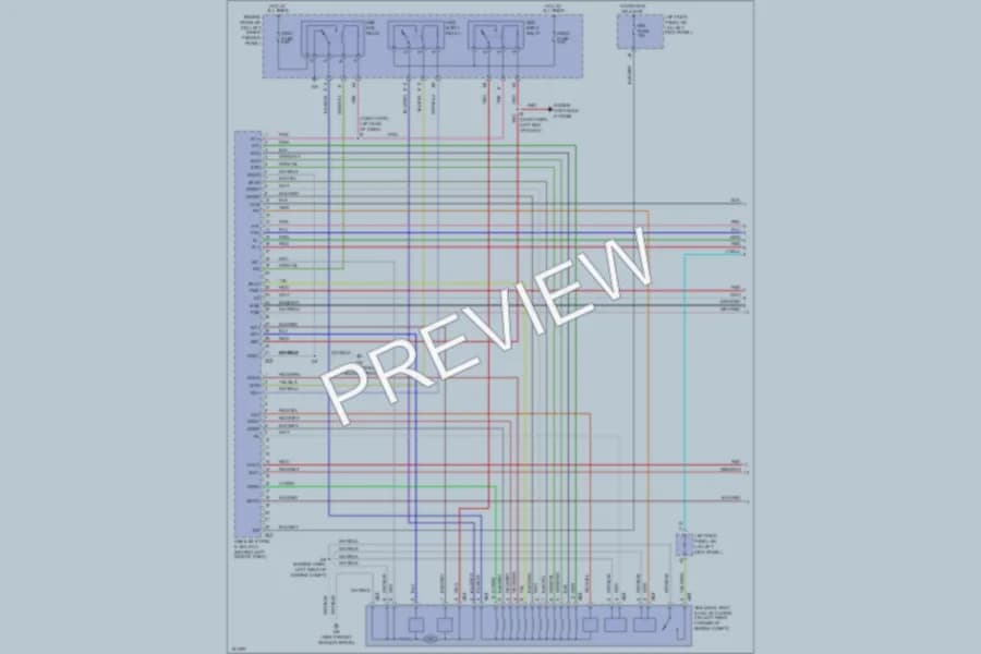 2002 Lexus LX470 Anti Lock Brakes wiring diagram preview