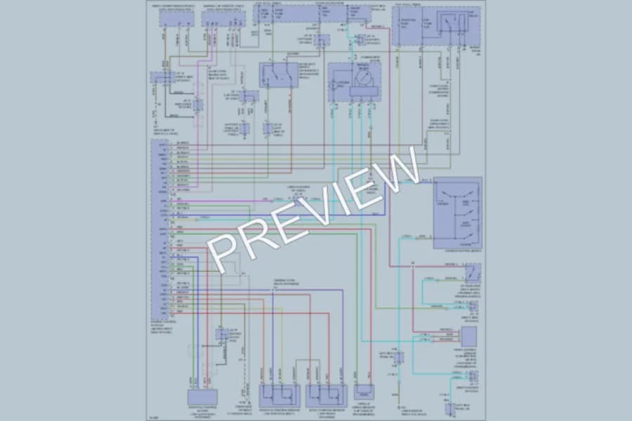 2002 Lexus LX470 Cruise Control wiring diagram preview