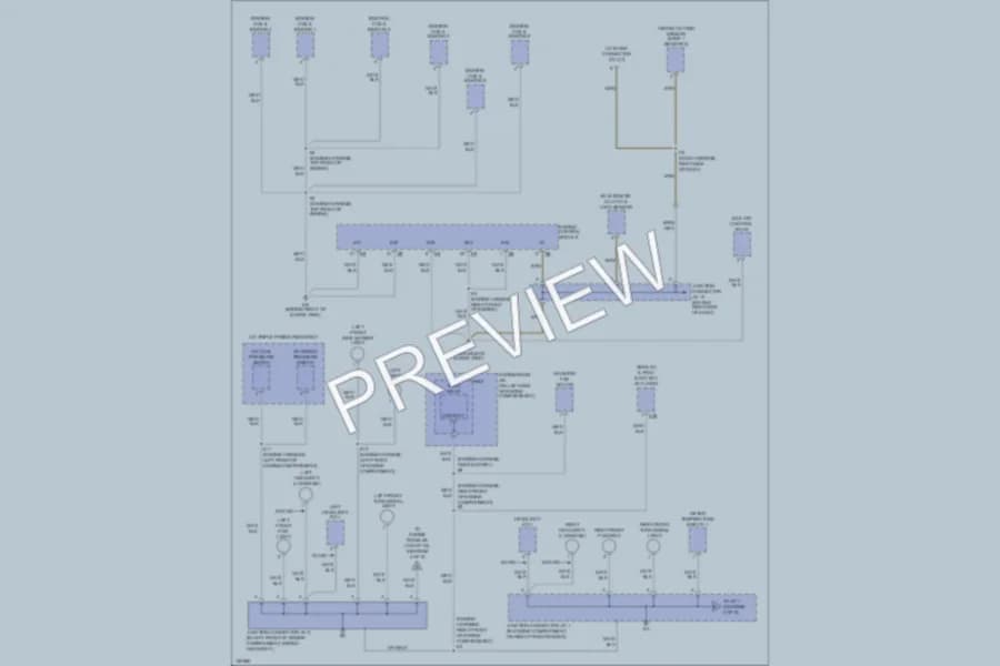 2002 Lexus RX300 Ground Distribution wiring diagram preview