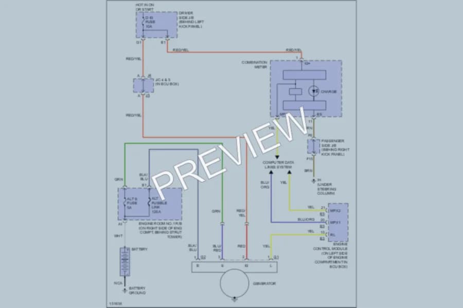 2002 Lexus SC430 Starting Charging wiring diagram preview