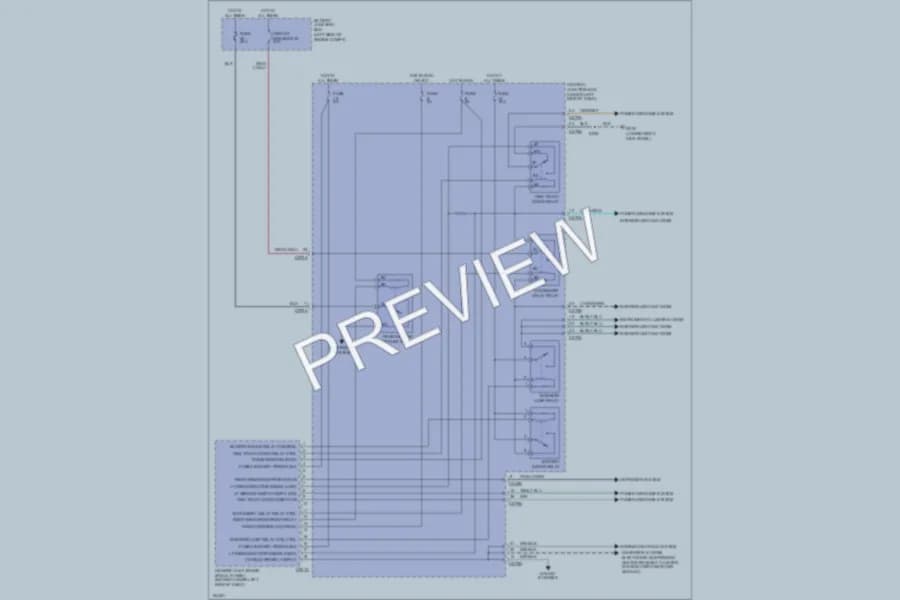 2002 Lincoln Blackwood Body Control Modules wiring diagram preview