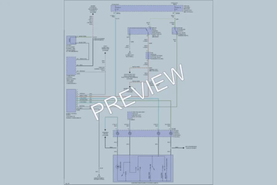 2002 Lincoln Blackwood Cruise Control wiring diagram preview