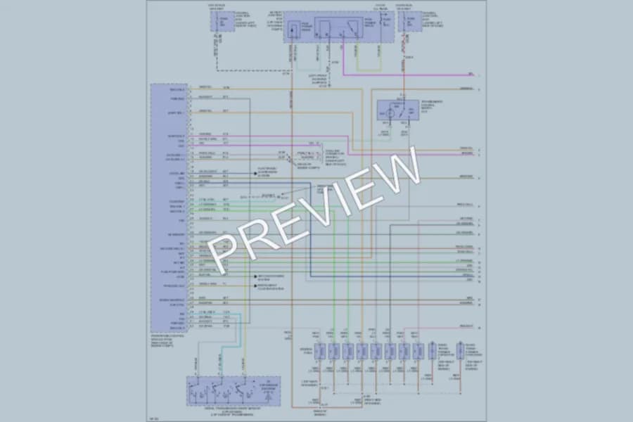 2002 Lincoln Blackwood Engine Performance wiring diagram preview