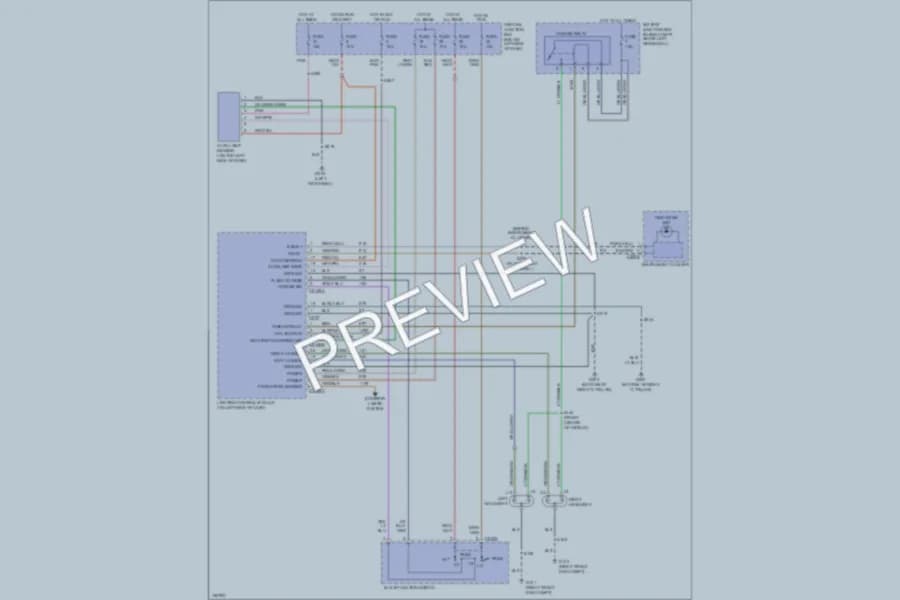 2002 Lincoln Continental Headlights wiring diagram preview