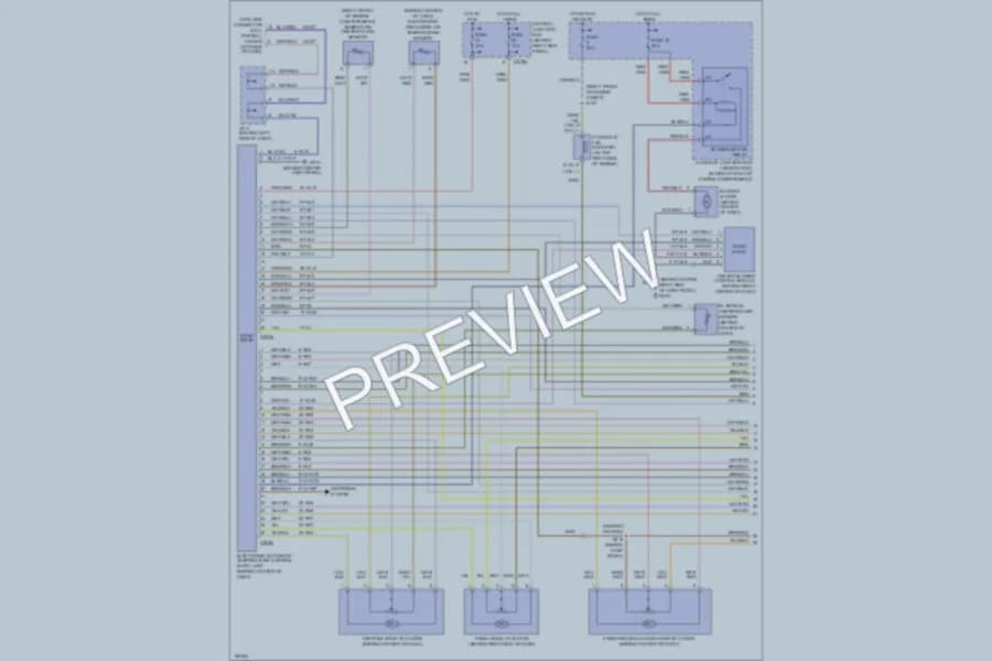 2002 Lincoln LS Air Conditioning wiring diagram preview