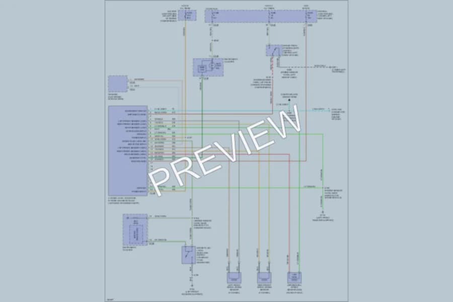 2002 Lincoln Navigator Anti Lock Brakes wiring diagram preview