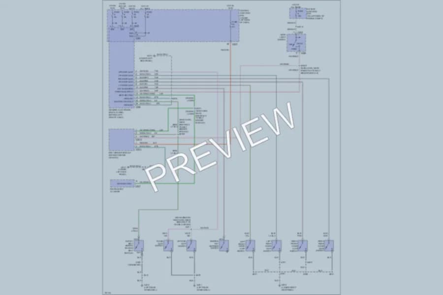 2002 Lincoln Navigator Warning Systems wiring diagram preview