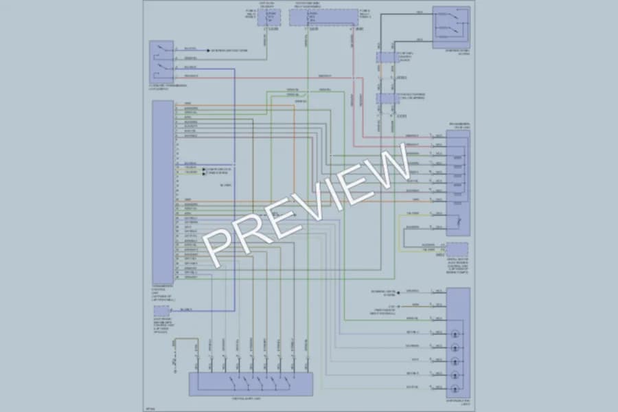 2002 MINI Cooper Transmission wiring diagram preview