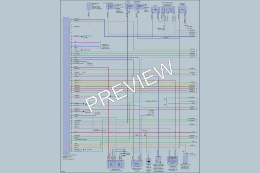2002 Mazda 626 Engine Performance wiring diagram preview