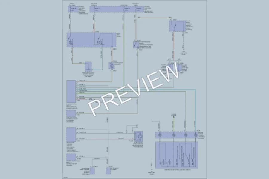 2002 Mazda B3000 Cruise Control wiring diagram preview