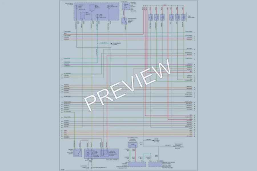 2002 Mazda B3000 Engine Performance wiring diagram preview
