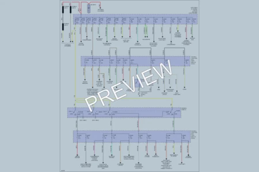 2002 Mazda B4000 Power Distribution wiring diagram preview