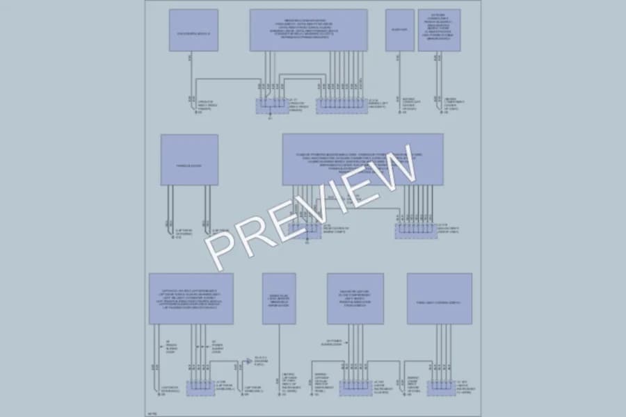 2002 Mazda MPV Ground Distribution wiring diagram preview