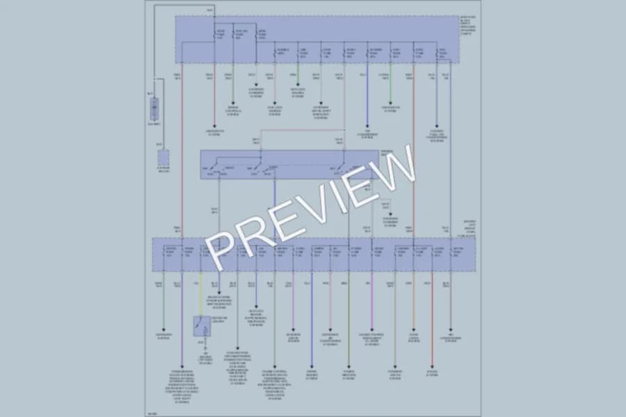 2002 Mazda Miata Power Distribution wiring diagram preview