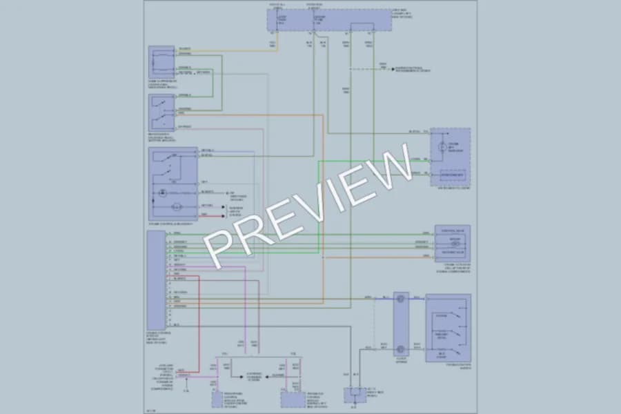 2002 Mazda Millenia Cruise Control wiring diagram preview