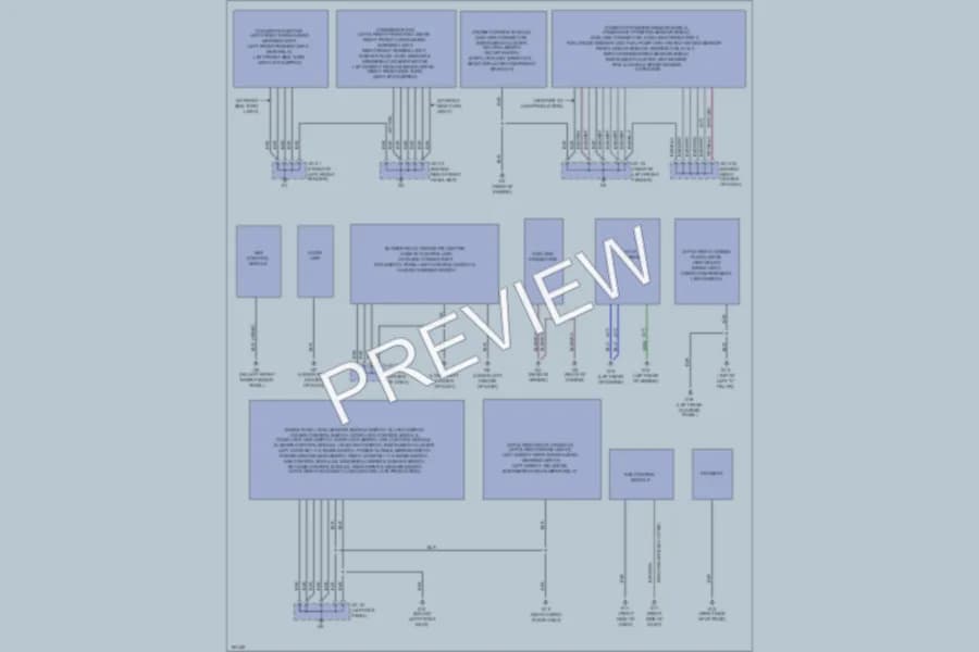 2002 Mazda Protege5 Ground Distribution wiring diagram preview