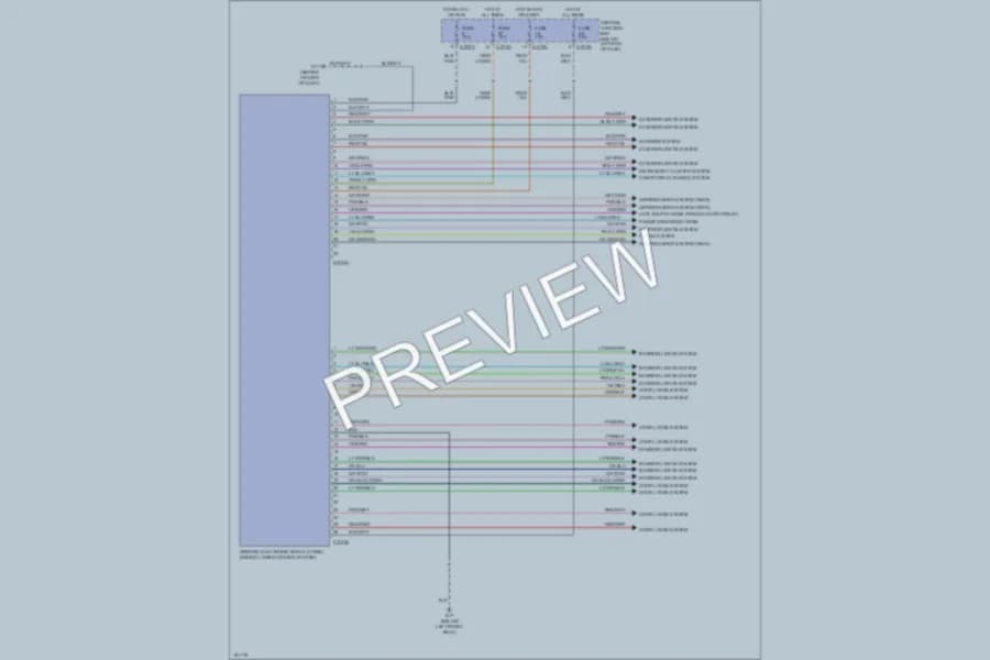2002 Mazda Tribute Body Computer wiring diagram preview