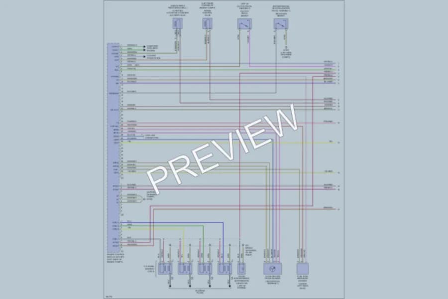 2002 MercedesBenz C230 Engine Performance wiring diagram preview
