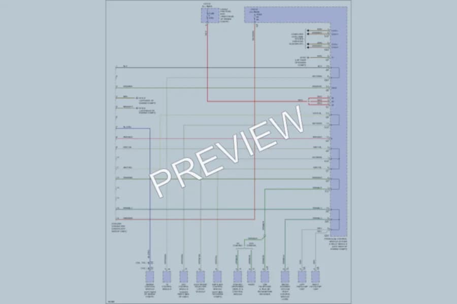 2002 MercedesBenz C240 Computer Data Lines wiring diagram preview