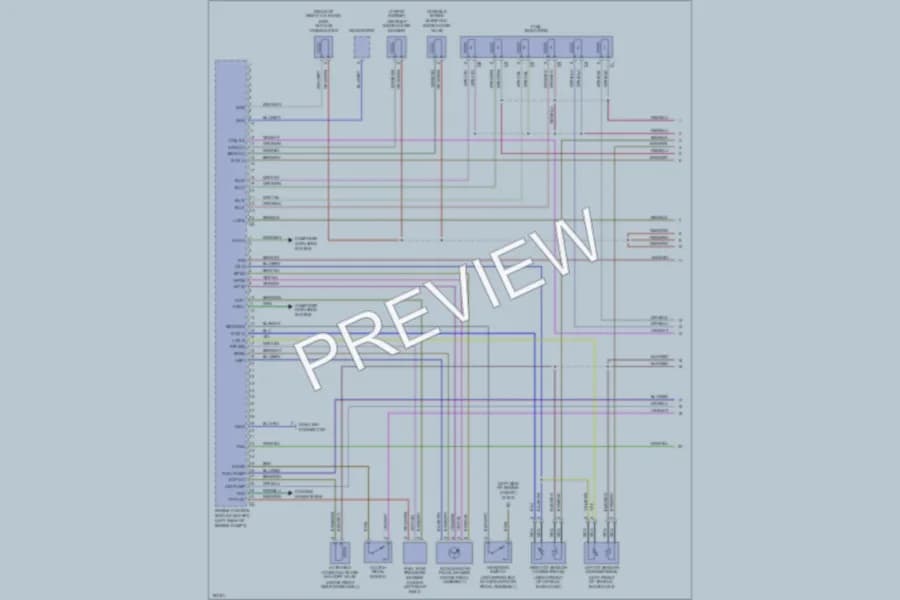 2002 MercedesBenz C240 Engine Performance wiring diagram preview