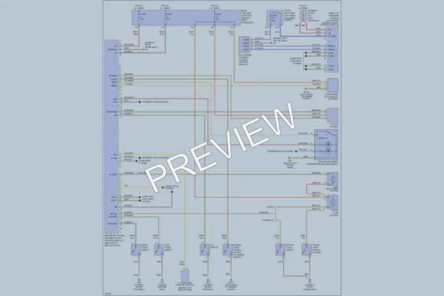 2002 MercedesBenz CLK320 Anti Theft wiring diagram preview