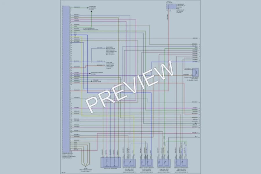 2002 MercedesBenz CLK320 Engine Performance wiring diagram preview