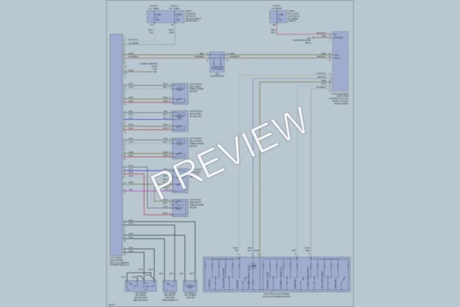 2002 MercedesBenz CLK320 Memory Systems wiring diagram preview
