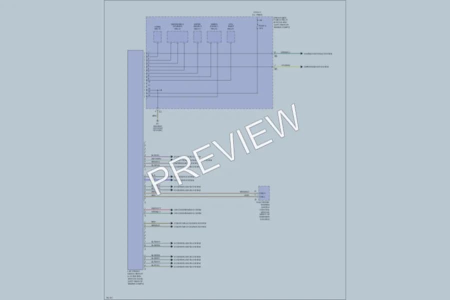 2002 MercedesBenz CLK430 Body Control Modules wiring diagram preview