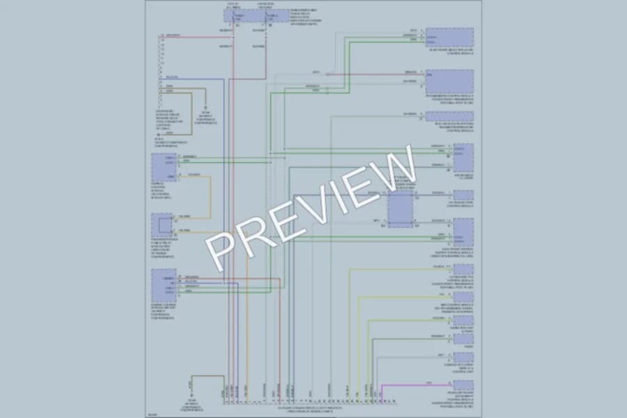 2002 MercedesBenz CLK430 Computer Data Lines wiring diagram preview