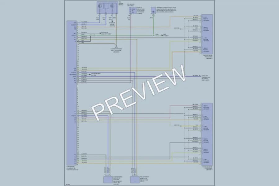 2002 MercedesBenz E320 Navigation wiring diagram preview