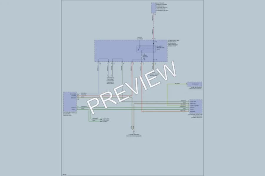 2002 MercedesBenz E320 Shift Interlock wiring diagram preview