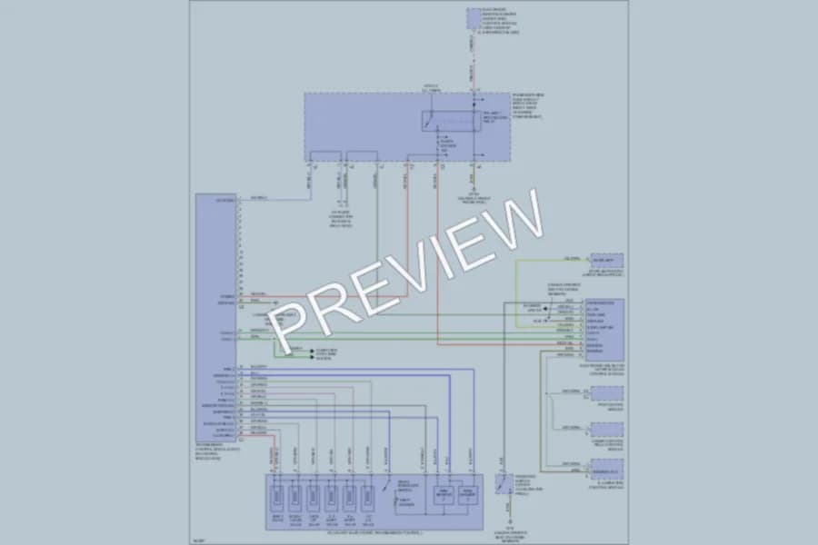 2002 MercedesBenz E320 Transmission wiring diagram preview