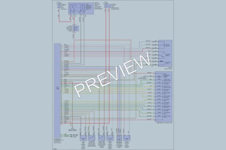2002 MercedesBenz E430 Anti Lock Brakes wiring diagram preview