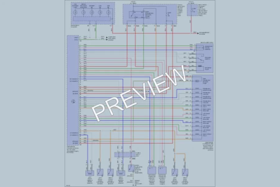 2002 MercedesBenz ML320 Anti Lock Brakes wiring diagram preview