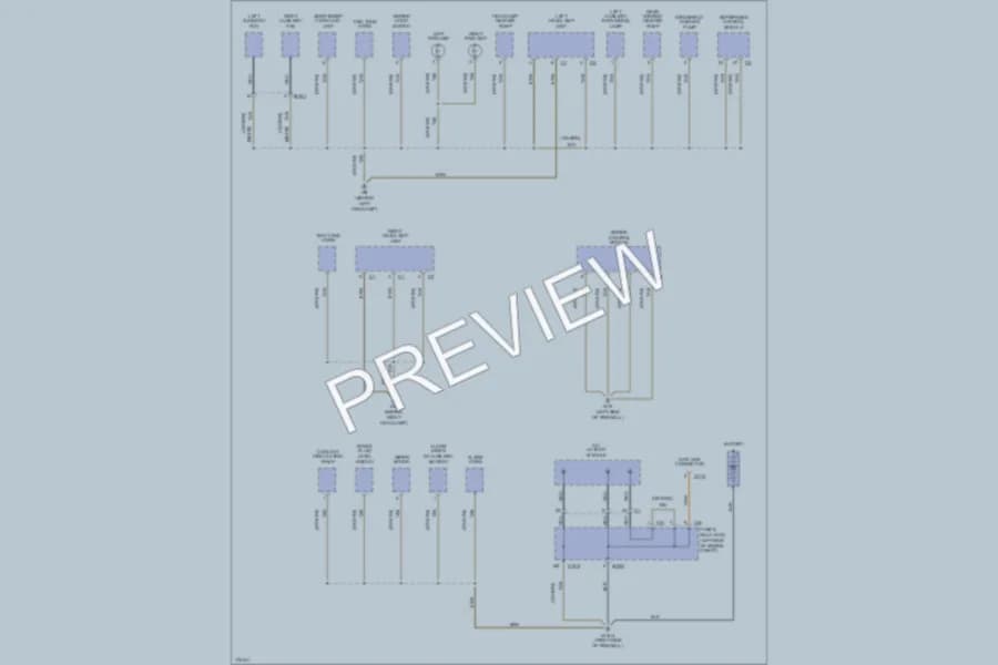 2002 MercedesBenz ML320 Ground Distribution wiring diagram preview