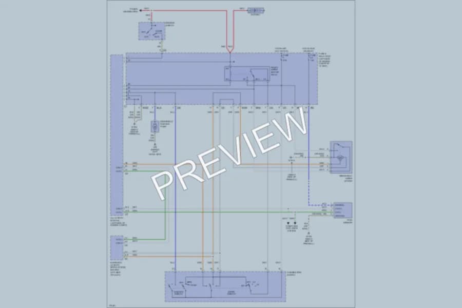 2002 MercedesBenz ML320 Wiper Washer wiring diagram preview