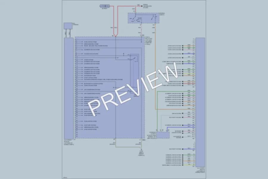 2002 MercedesBenz ML500 Body Control Modules wiring diagram preview