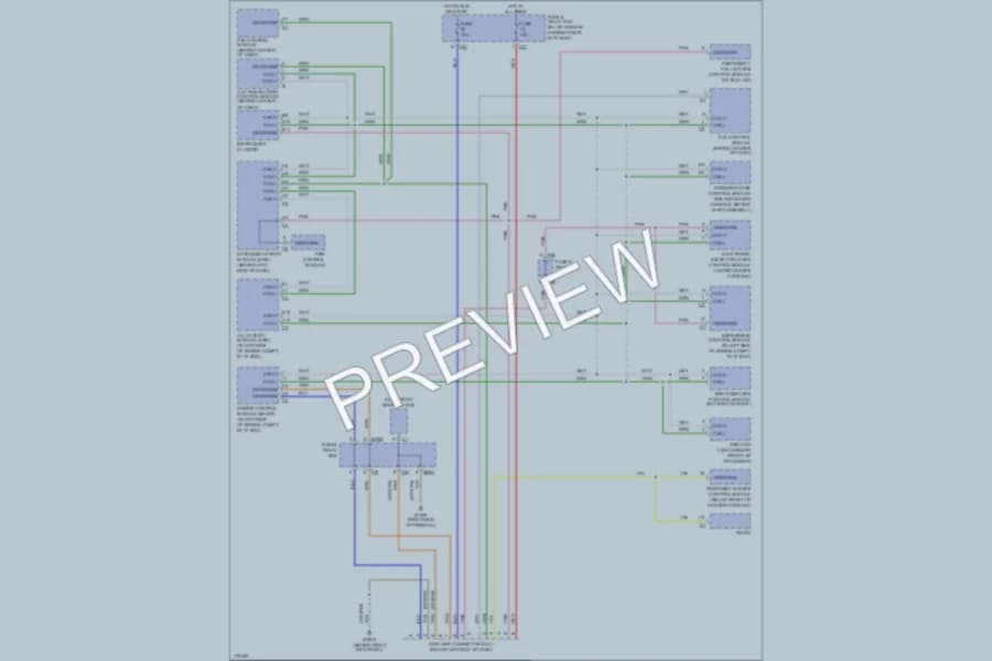 2002 MercedesBenz ML500 Computer Data Lines wiring diagram preview
