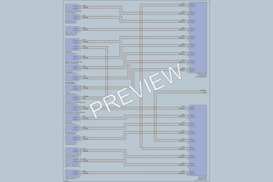 2002 MercedesBenz S430 Computer Data Lines wiring diagram preview