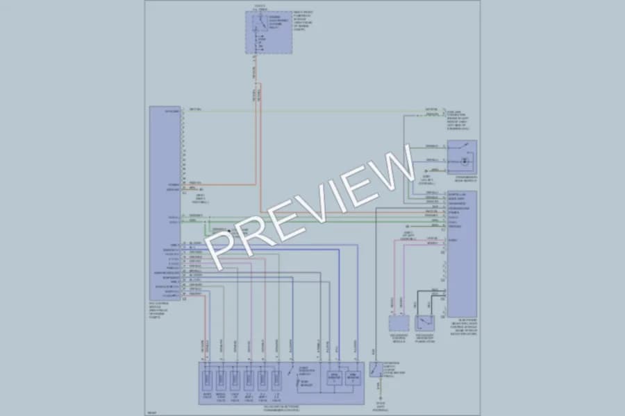 2002 MercedesBenz S430 Transmission wiring diagram preview