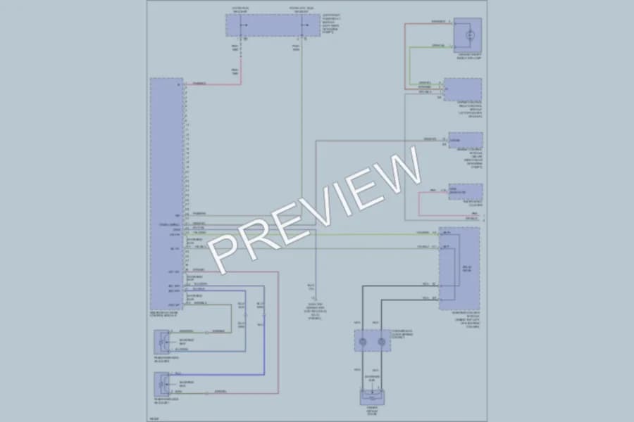 2002 MercedesBenz S500 Supplemental Restraints wiring diagram preview