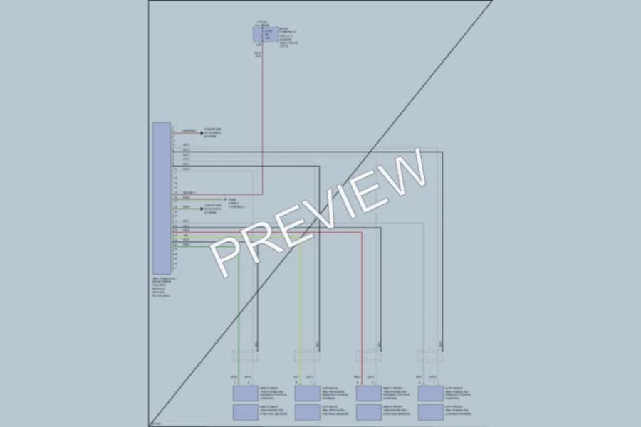 2002 MercedesBenz S500 Warning Systems wiring diagram preview