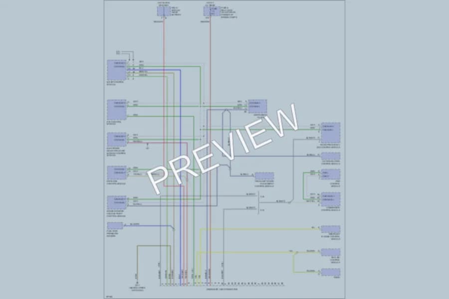 2002 MercedesBenz SLK320 Computer Data Lines wiring diagram preview