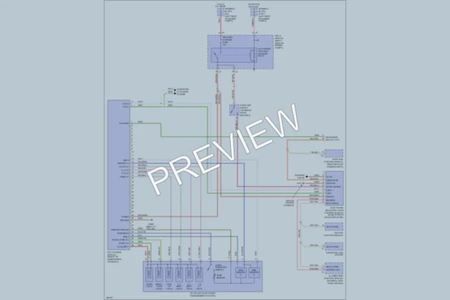 2002 MercedesBenz SLK320 Transmission wiring diagram preview