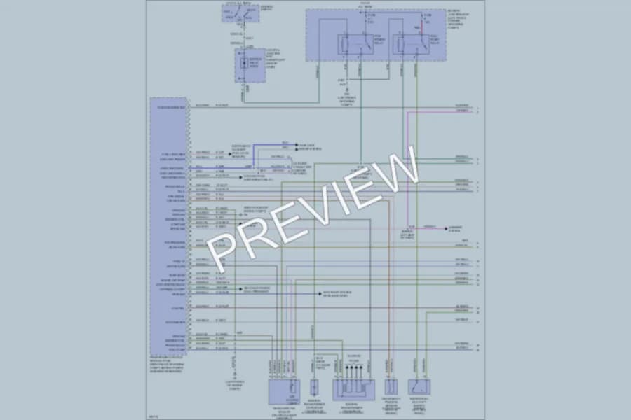 2002 Mercury Cougar Engine Performance wiring diagram preview