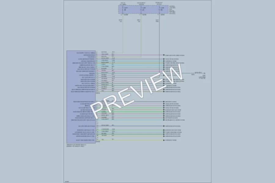 2002 Mercury Mountaineer Body Control Modules wiring diagram preview
